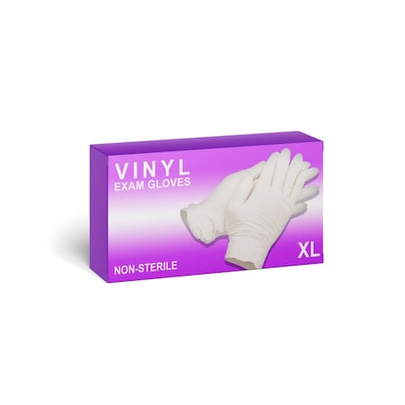 Oasis Disposable Gloves, Vinyl, Powder-Free, XL, 100 PK VINYL-XL